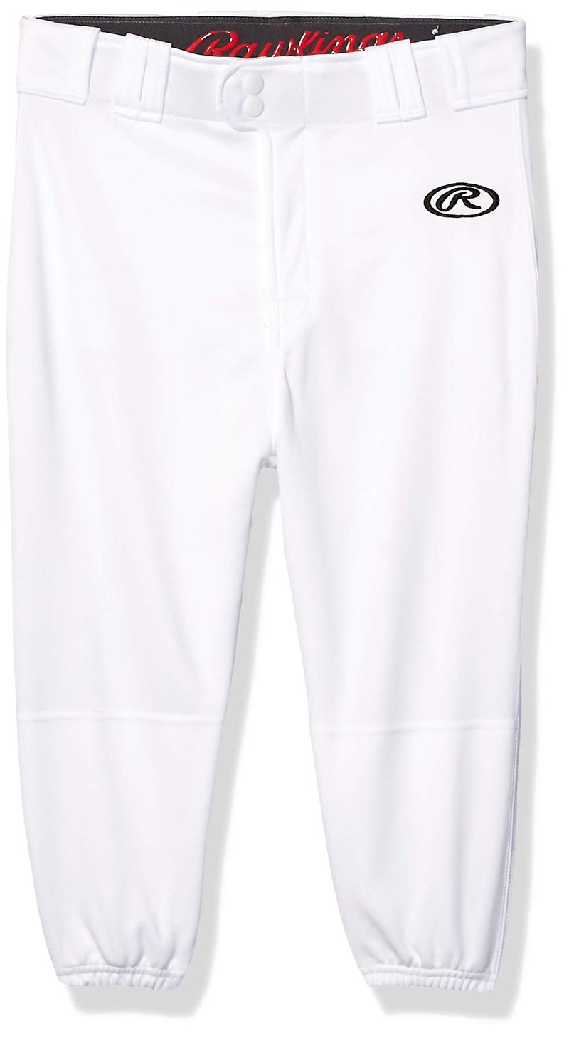Rawlings | LAUNCH SERIES Knicker Baseball Pants | Youth X-Large | White - Image 4